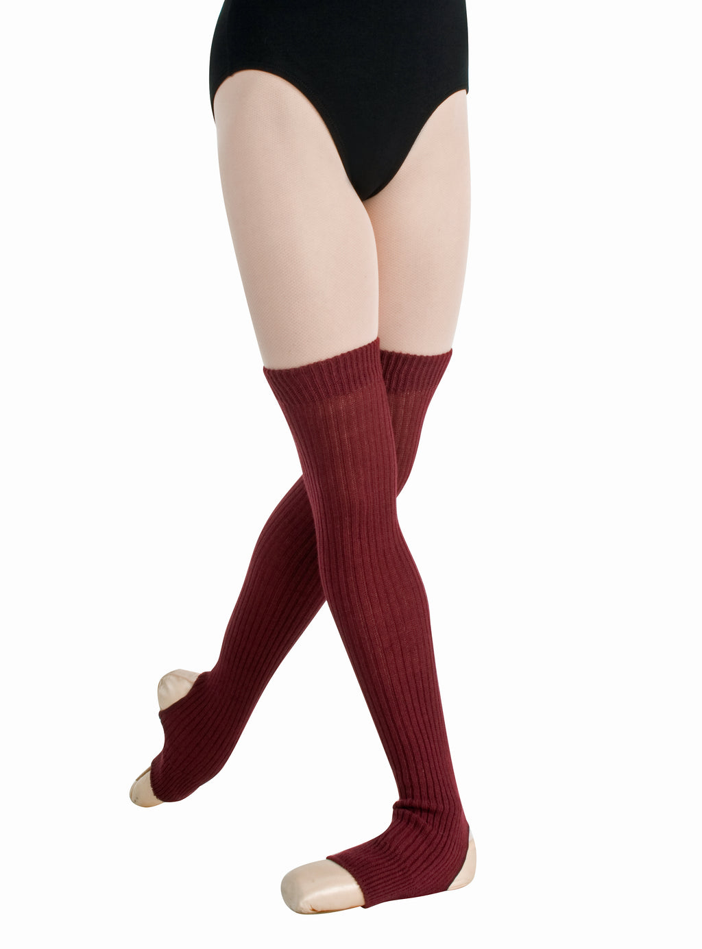 Body Wrappers Stirrup Leg Warmers in a Variety of Colors and Lengths