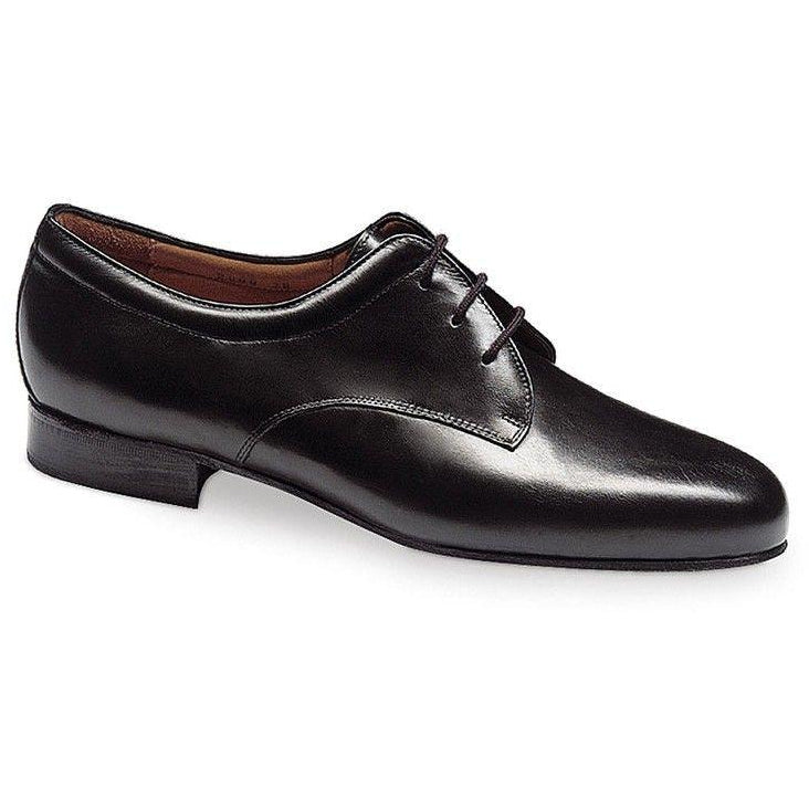 Scarpe Da Ballo Werner Kern Uomini | Pelle Scamosciata Nera | Tacco 1.5 Cm | Made In Italy - Foto 2