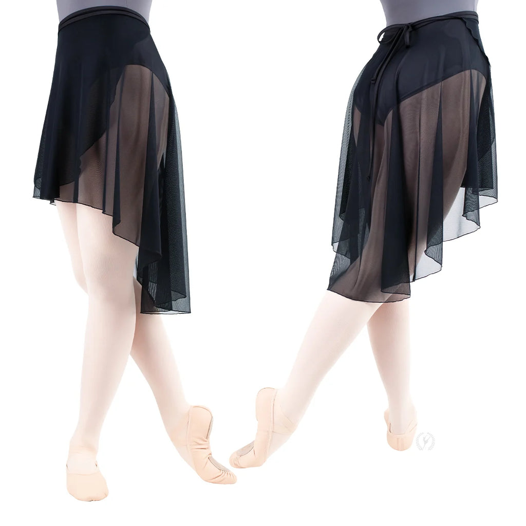 Eurotard Dramatic Mesh Wrap Skirt
