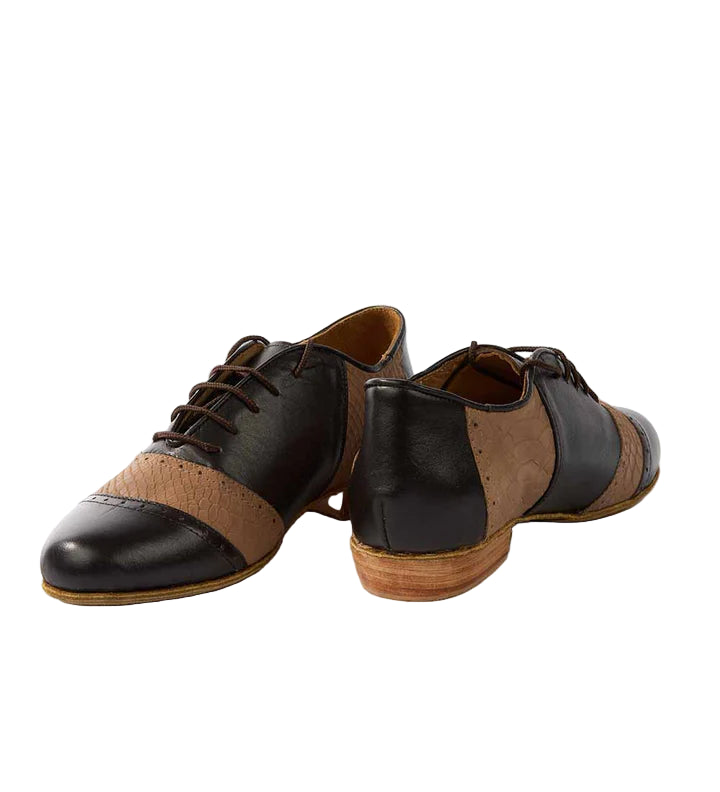 DNI Tango Rock Camel and Dark Brown