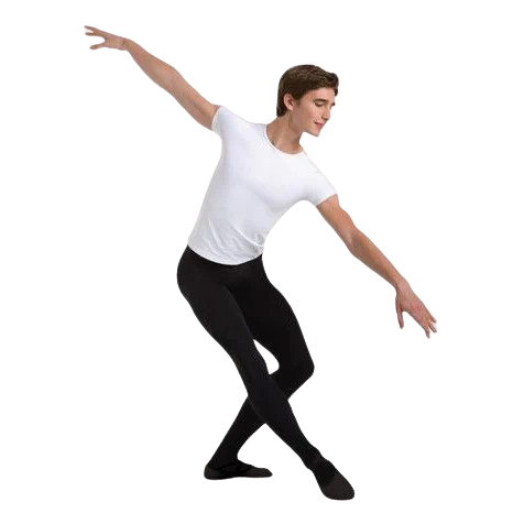 BodyWrappers Men's Convertible Foot Dance Tights