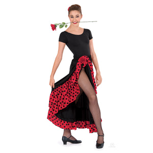 Eurotard Double Ruffle Flamenco Skirt
