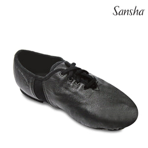 Sansha Leather Tivoli Lace-Up Jazz Shoe