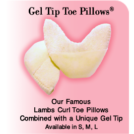 Pillows for Pointes Gel Tip Toe Pillows