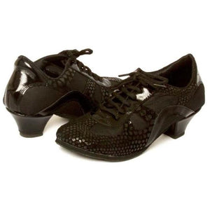 Black Reptile Patent Leather DNI Rocio